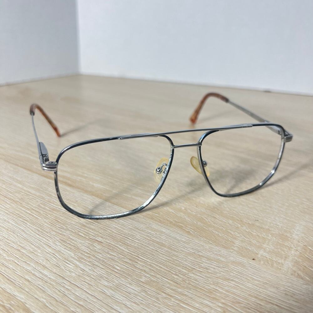 American Optical Safety AOS 760 Eyeglasses Silver FRAMES ONLY 60-16-145